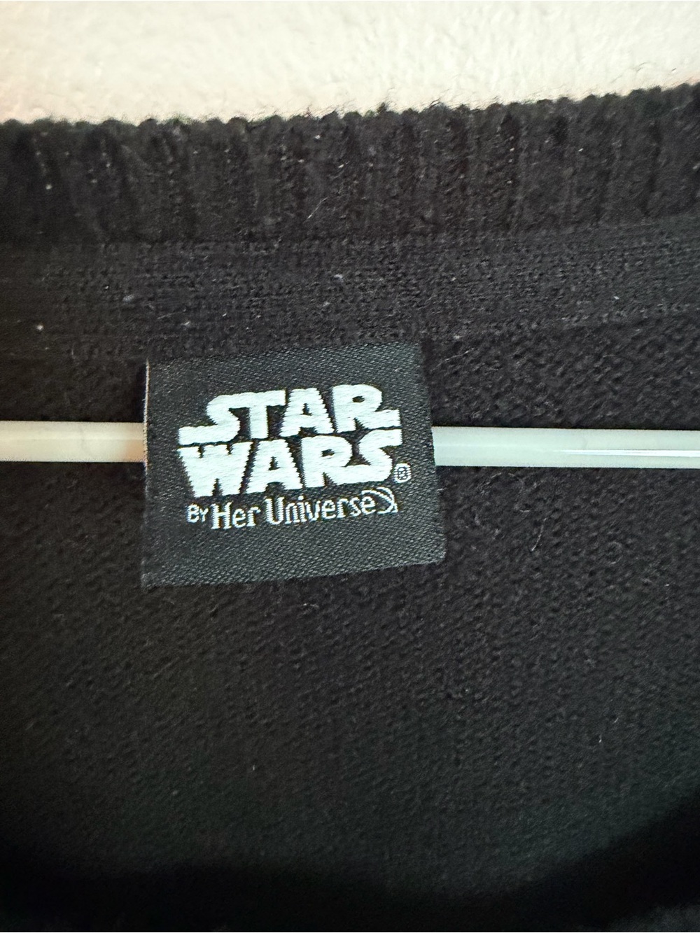 Her Universe Star Wars Stormtooper Intarsia Knit Sweater Size 2 2X - Picture 5 of 6